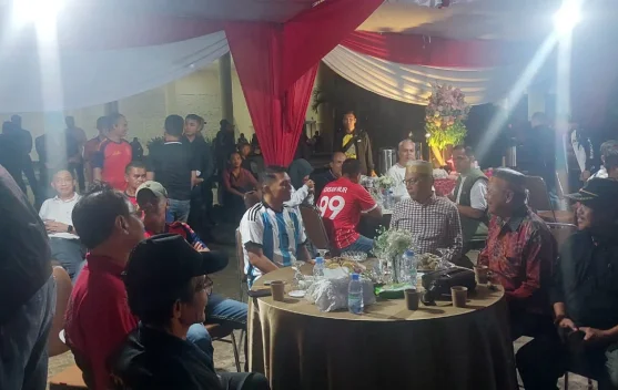 Nobar Piala Dunia di Mapolda Bengkulu Pererat Kedekatan Polisi dan Masyarakat