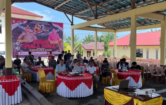 Dukung Ekonomi Kreatif, Polres Kaur Libatkan UMKM di Acara Nobar