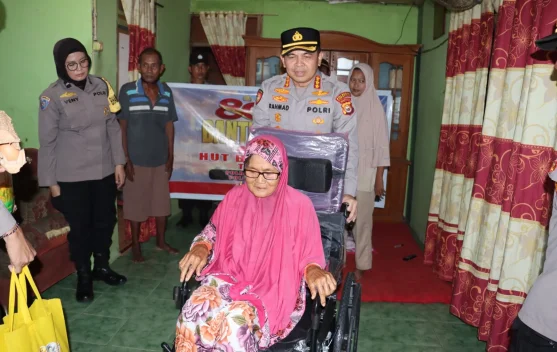 Kursi Roda Baru, Harapan Baru di Hari Bhayangkara