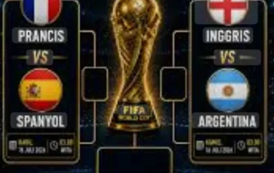 Empat Raksasa Dunia Berebut Tiket Final Piala Dunia 2026