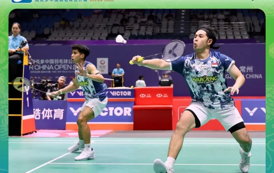China Open 2026 : Sabar/Reza Melenggang ke Babak 16 Besar