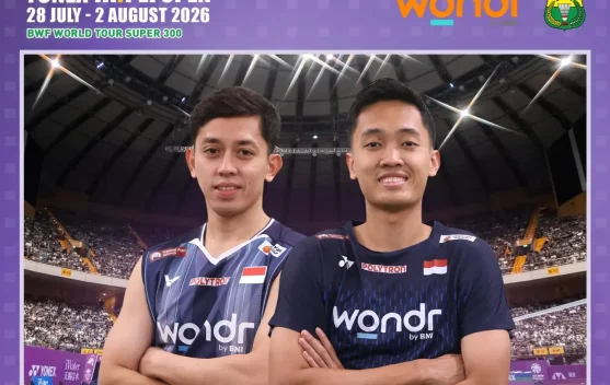 Rian/Daniel Tersingkir di Babak 16 Besar Taipei Open 2026