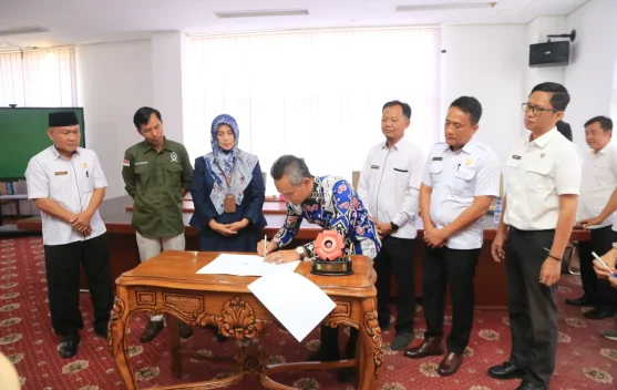 Pemda Kaur Bersama Pengadilan Negeri Penandatanganan Pinjam Pakai Lahan