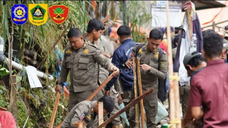 Menjelang Ramadhan, Satpol PP Cisarua Tertibkan PKL