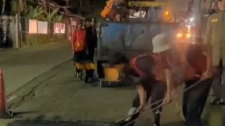 Pemkab Bogor Kolaborasi Perbaiki Jalan Nasional Parung - Kemang