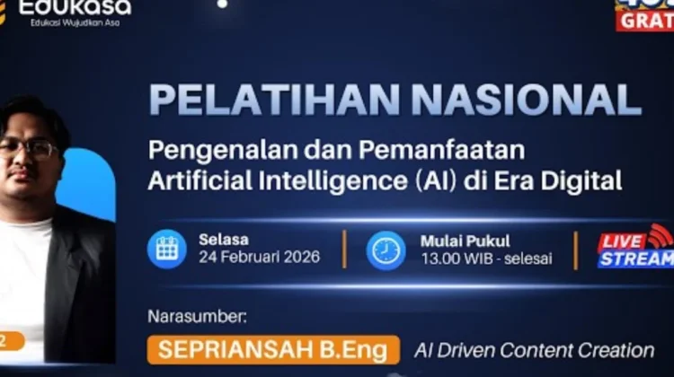 Edukasa Gelar Pelatihan AI, Dorong Produktivitas Pembuatan Produk Digital