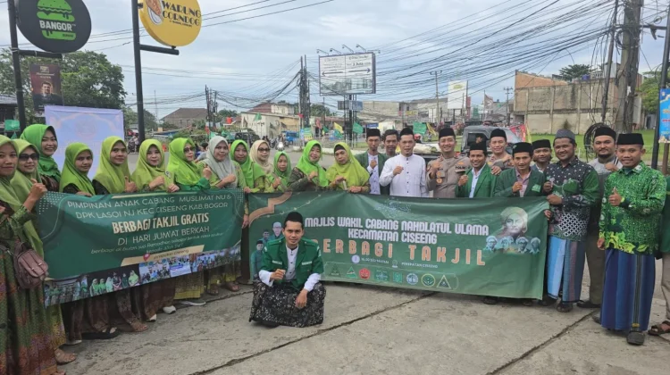 MWC NU Ciseeng Bagikan Seribu Paket Takjil Buka Puasa