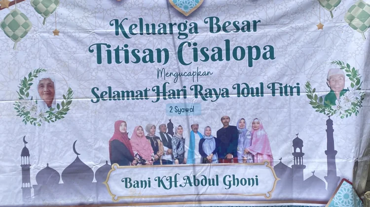 Tradisi Halalbihalal Keluarga Titisan Cisalopa Bogor Terus Dilestarikan