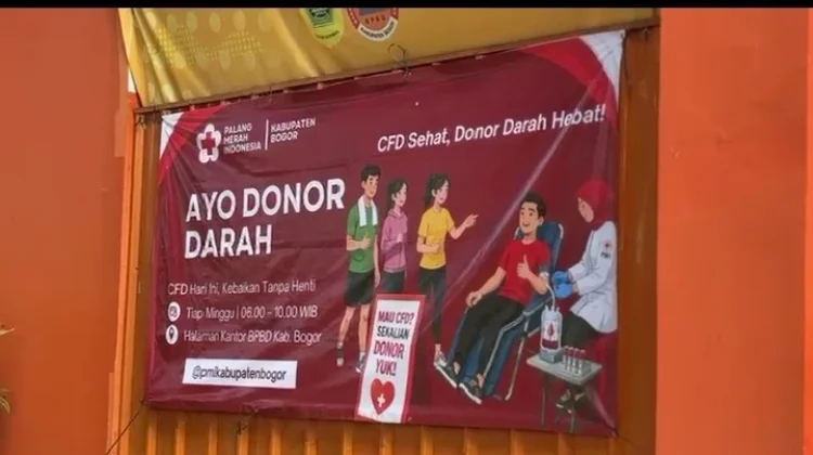 Donor Darah di CFD Tegar Beriman Disambut Antusias Warga
