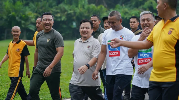 Sinergi Antar Instansi Diperkuat lewat Jalan Santai Polresta Bogor Kota