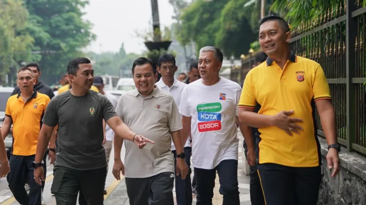 Olahraga Bersama, Ketua DPRD Kota Bogor Perkuat Sinergi Lintas Instansi