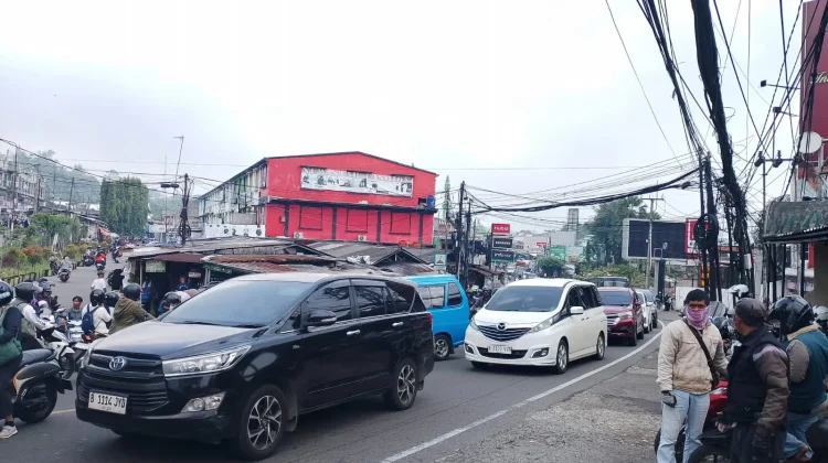 Libur Panjang Akhir Pekan Mayday Jalur Puncak Bogor diserbu Wisatawan