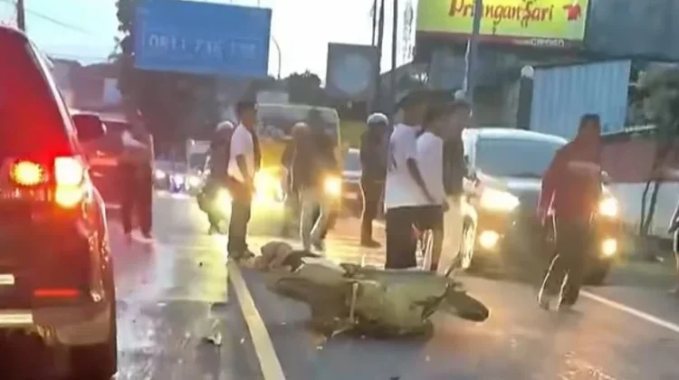 Laka Lantas di Puncak Bogor Libatkan Pemotor dan Pengendara Mini Bus