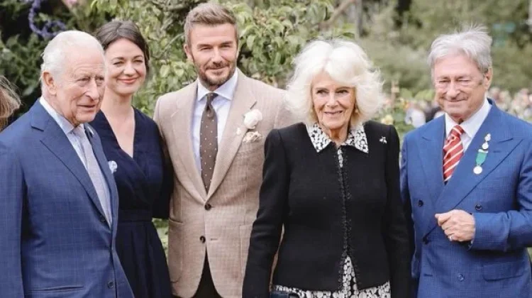 Raja Charles III dan David Beckham Curi Perhatian di Chelsea Flower Show