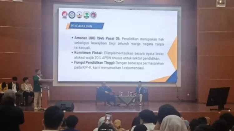 BEM FEM IPB University Soroti Pertumbuhan Ekonomi Nasional dalam FMEI 2026