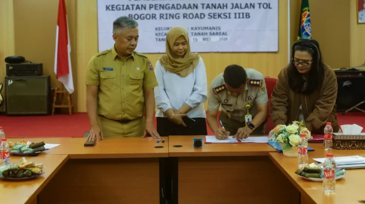 Pemkot Bogor Tuntaskan Penandatanganan Pelepasan Aset untuk BORR Seksi III B