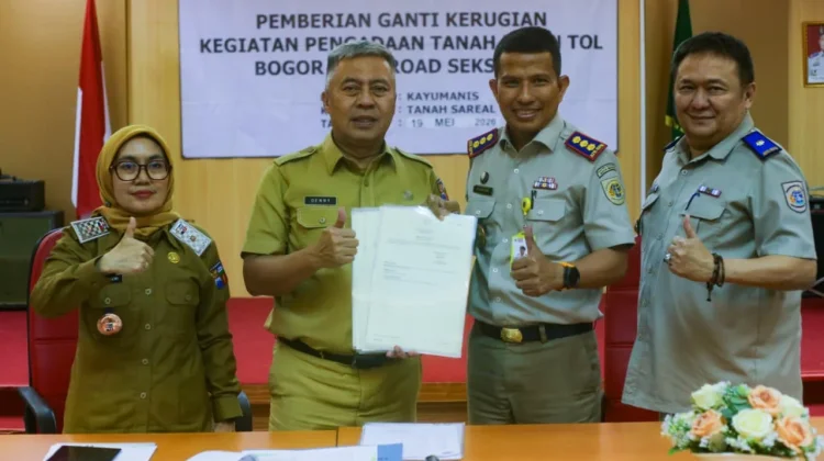 Pemkot Bogor Tuntaskan Penandatanganan Pelepasan Aset untuk BORR Seksi III B