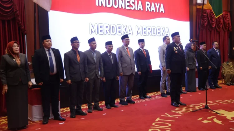 Bupati Rudy Susmanto Lantik 32 Pejabat Pemkab untuk Perkuat Tata Kelola Birokrasi