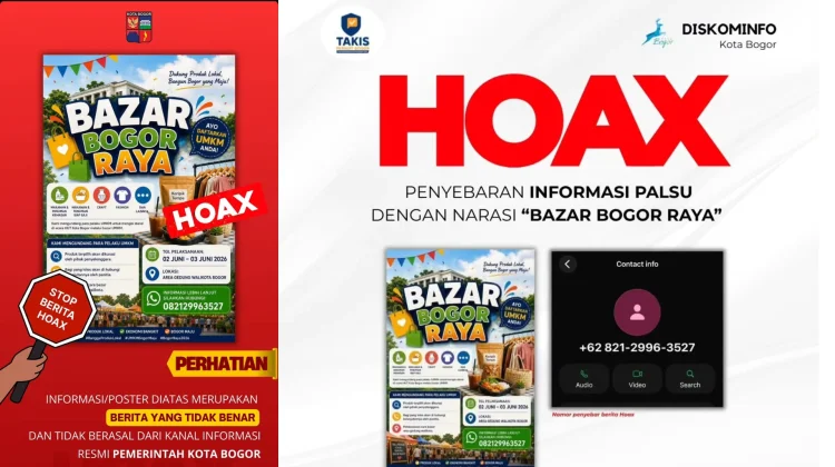 Semarak HJB 544, Pemkot Bogor Perangi Penyebaran Informasi Hoaks
