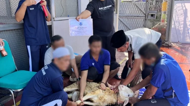 Iduladha di Lapas Paledang, Warga Binaan Nikmati Kurban