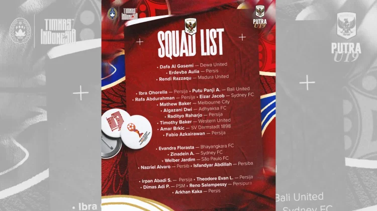 Timnas U19 Indonesia Umumkan Skuad untuk Piala AFF U19 2026