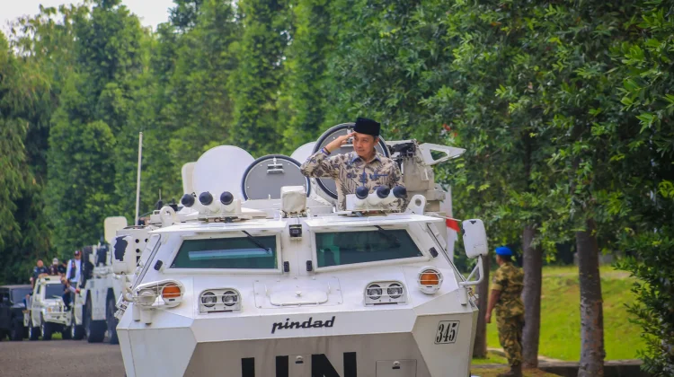 Peringati Hari Penjaga Perdamaian PBB, Dedie Rachim Kunjungi PMPP TNI