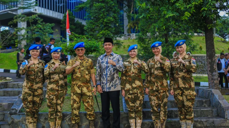 Peringati Hari Penjaga Perdamaian PBB, Dedie Rachim Kunjungi PMPP TNI