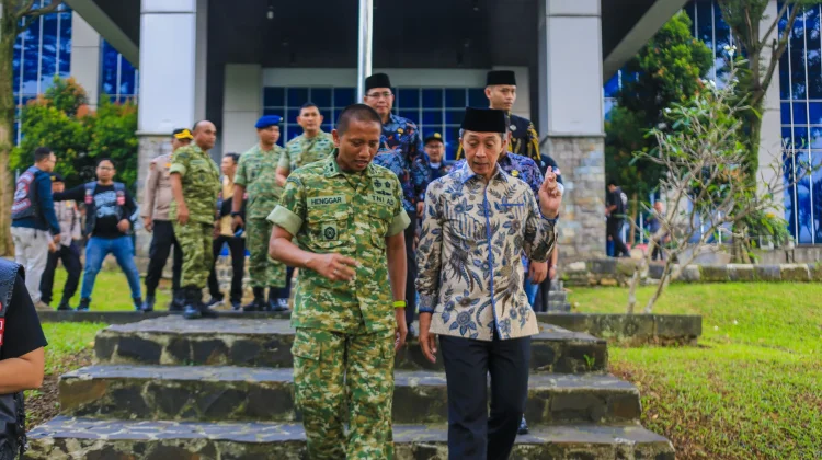 Hormati Pasukan Perdamaian, Dedie Rachim Datangi PMPP TNI