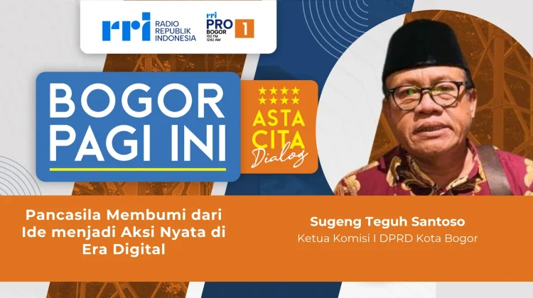 Ketua Komisi I DPRD Kota Bogor Ajak Perkuat Nilai Pancasila di Era Digital