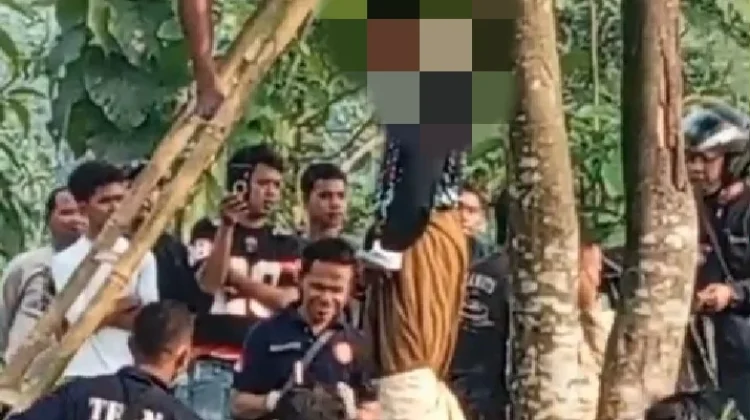 Pria di Parungpanjang Bogor ditemukan Tergantung di Pohon