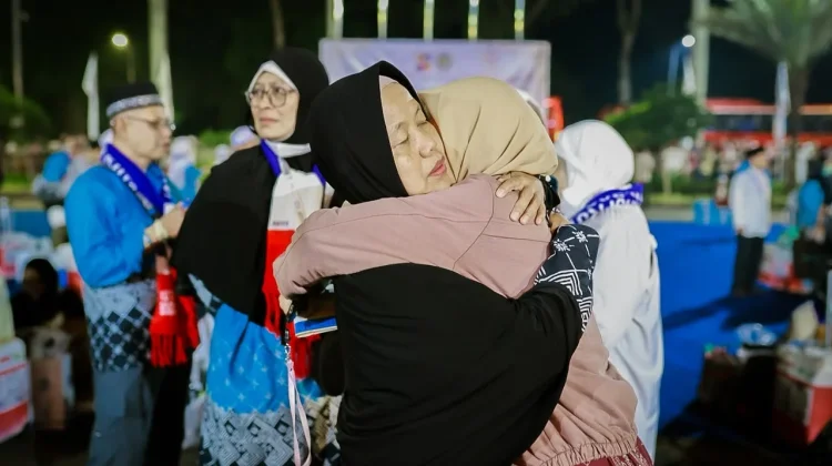 Jemaah Haji Kloter 10 Kota Bogor Tiba dengan Selamat di Balai Kota