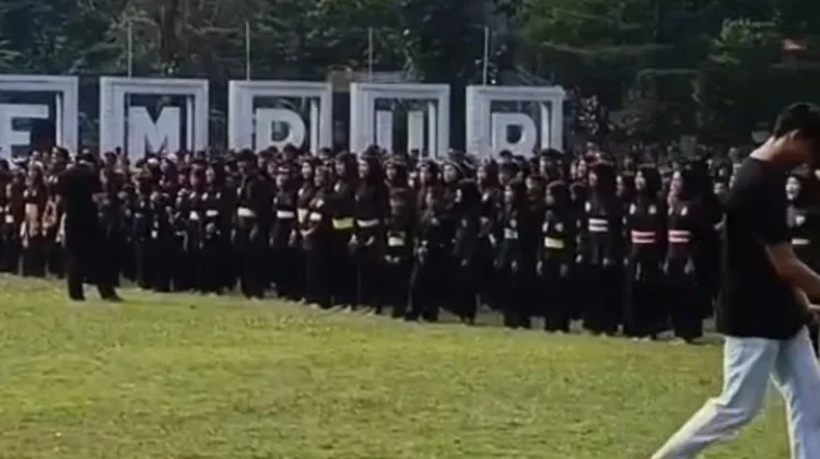 Ratusan Pesilat Kuasai Lapangan Sempur, Getarkan HJB ke-544 lewat Gerak Masal