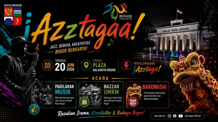 jAzztaga! Hadir Meriahkan Hari Jadi Bogor dengan Musik, UMKM, dan Atraksi Barongsai