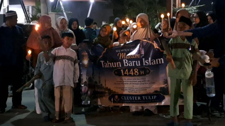 Warga Cluster Tulip Perumahan Puri Harmoni Pasir Mukti Sambut Tahun Baru Islam