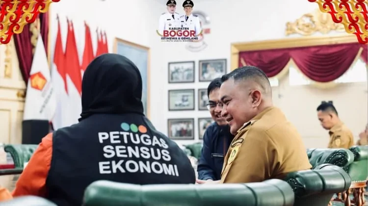Bupati Bogor Rudy Susmanto jadi Responden Perdana Sensus Ekonomi 2026