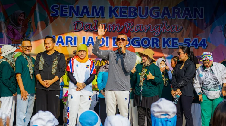 Senam Kebugaran RRI Bogor Semarakkan Hari Jadi Bogor ke-544