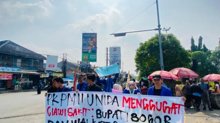 PMII Universitas Djuanda Soroti Carut-Marut di Simpang Ciawi Bogor