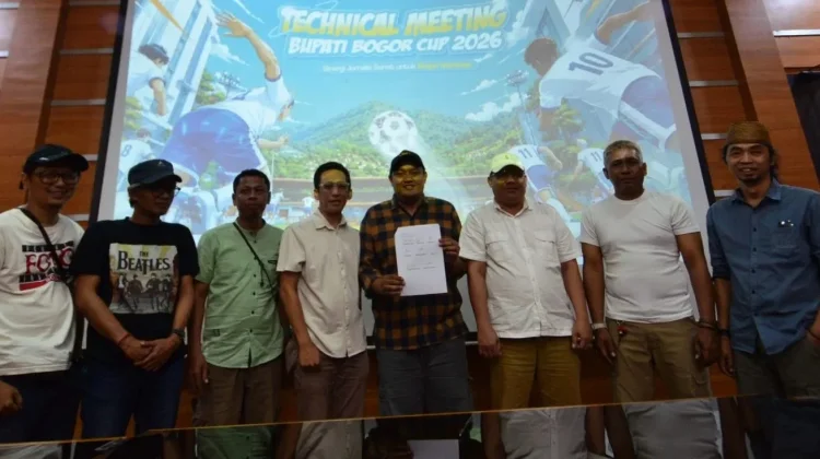 Pererat Kekompakan Lintas Organisasai Jurnalis Melalui Bupati Bogor Cup 2026