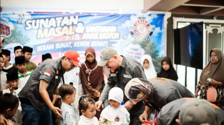 Club Motor Ini Gelar Khitanan Massal di Jonggol dan Sukamakmur Bogor