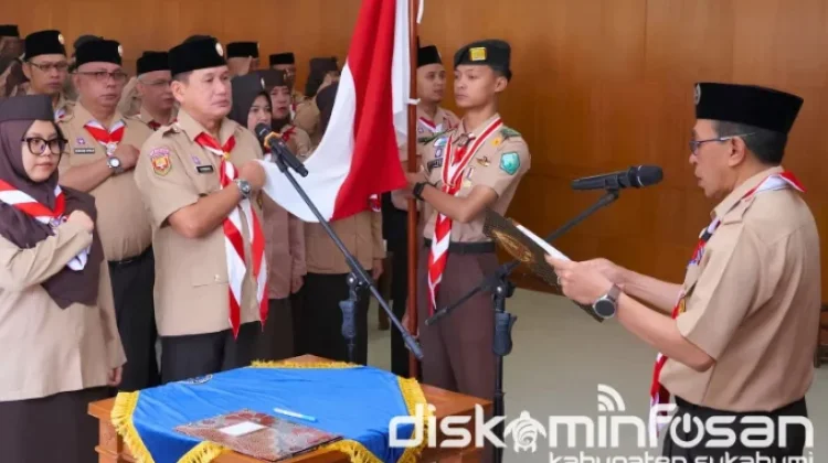 Saka Pramuka Kabupaten Sukabumi Siap Kampanyekan Pramuka Bersih Narkoba