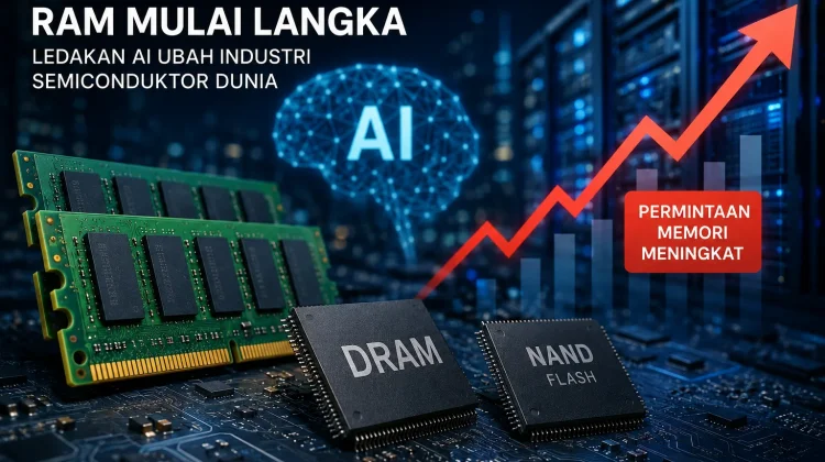 Mengapa RAM Mulai Langka? Ledakan AI Ubah Industri Semikonduktor Dunia