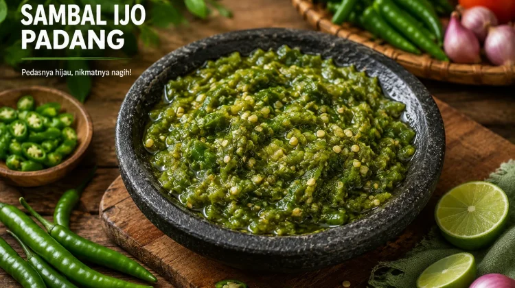 Gugah Selera Makan, Ini Rahasia Meracik Sambal Ijo Padang dengan Cita Rasa Otentik