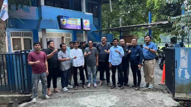 Jalin Sinergitas, Satintelkam Polresta Bogor Kota Merapat ke KNPI
