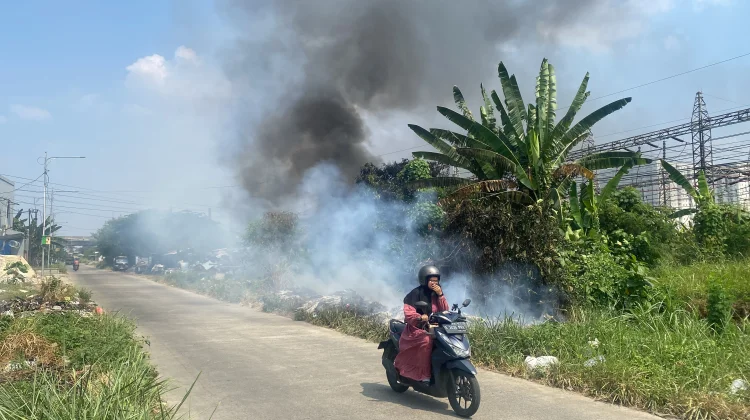 Kebakaran Lahan di Stoplet Sukaresmi, Warga Ungkap Dugaan Sengaja Bakar Sampah