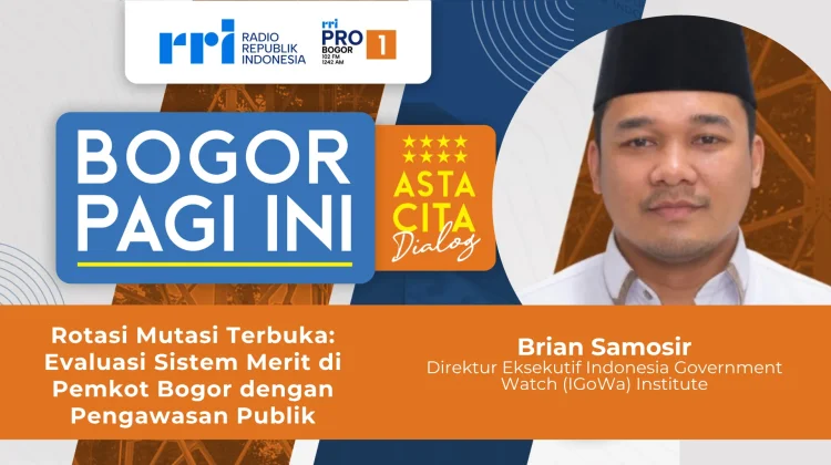 IGoWa Dorong Transparansi Rotasi dan Mutasi ASN Melalui Pengawasan Publik