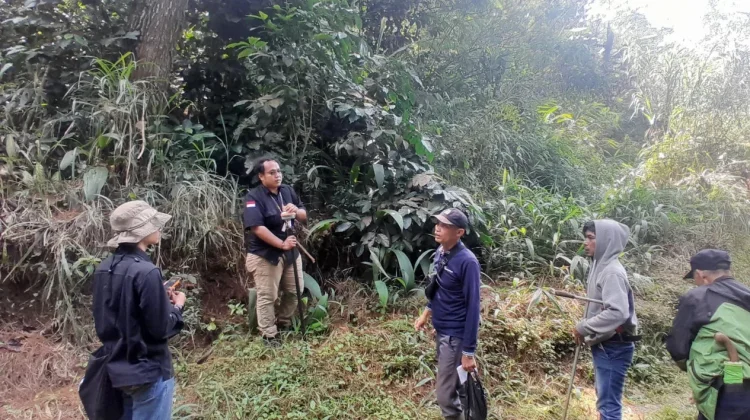 Pastikan Status Tanah, BPN dan PT. BSS Lakukan Pengukuran Tanah di Pasirjaya