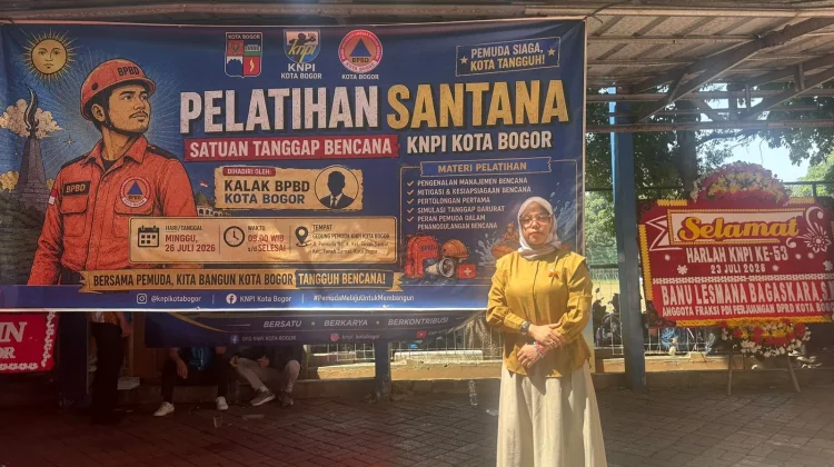 Santana KNPI Perkuat Penanganan Bencana di Kota Bogor