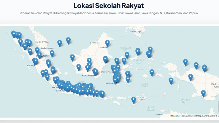 Sebaran Sekolah Rakyat sebagai Upaya Mempersiapkan Indonesia Emas 2045