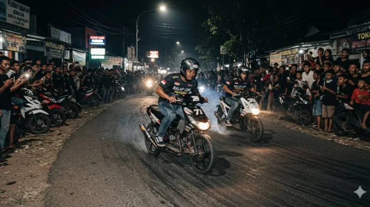 Balapan Liar di Lebakwangi Parung Bogor Meresahkan Warga