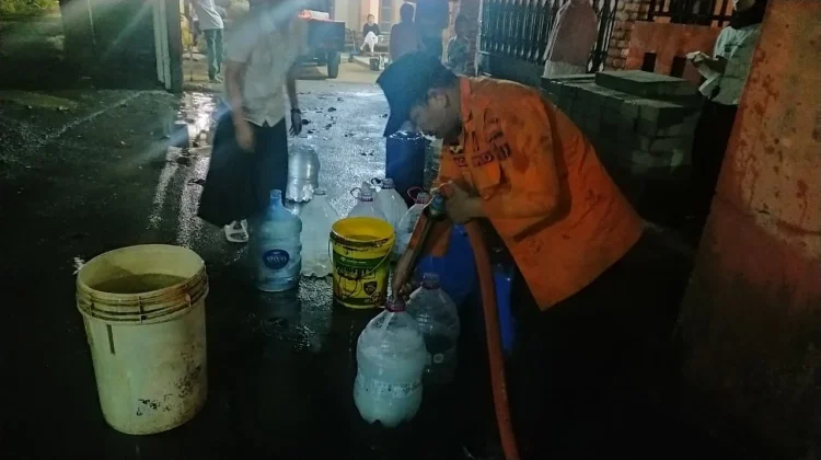 Wilayah Bojongkerta Alami Kekeringan, BPBD Kota Bogor Salurkan Bantuan Air Bersih